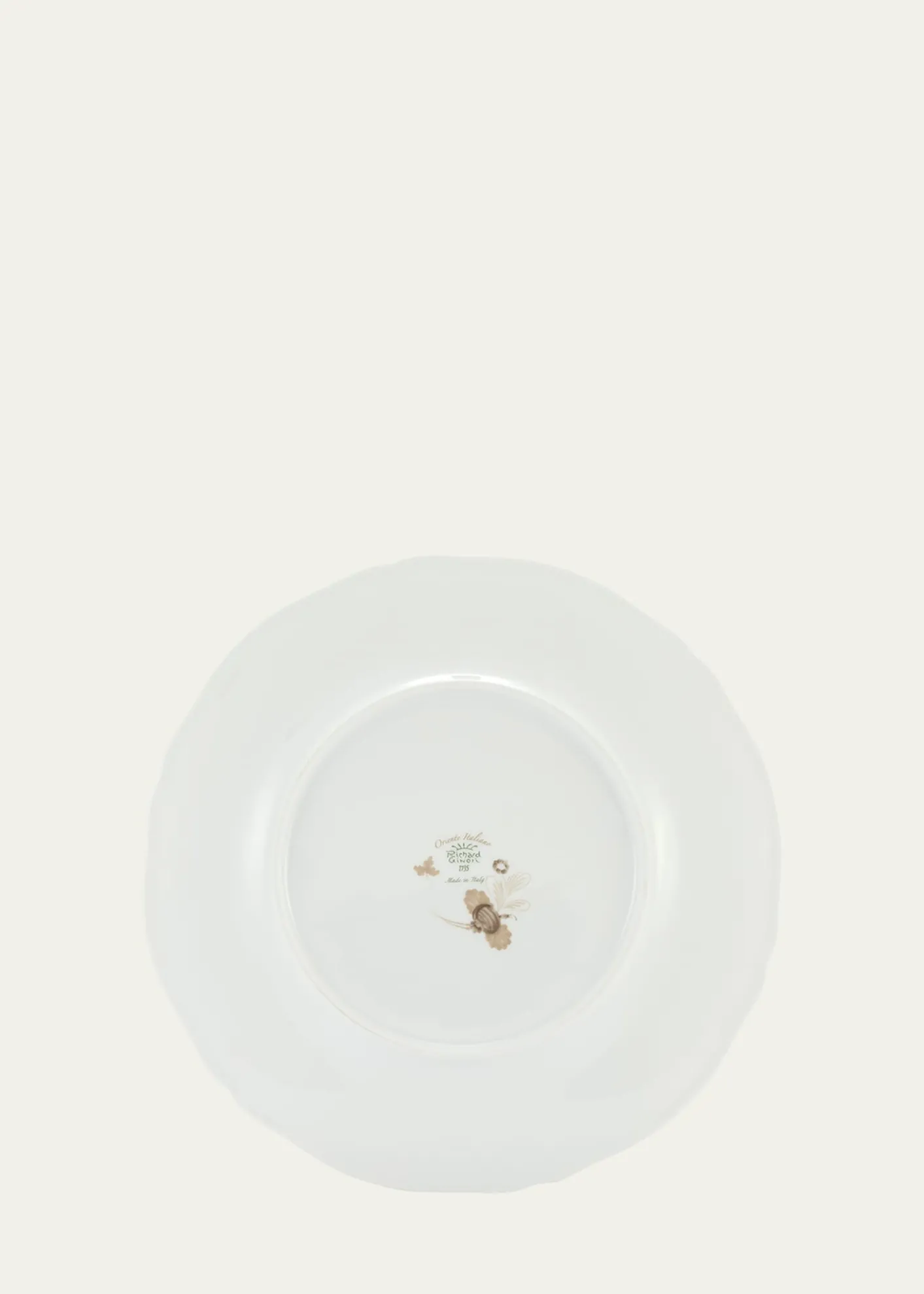 GINORI 1735Oriente Italiano Meringa Charger Plate