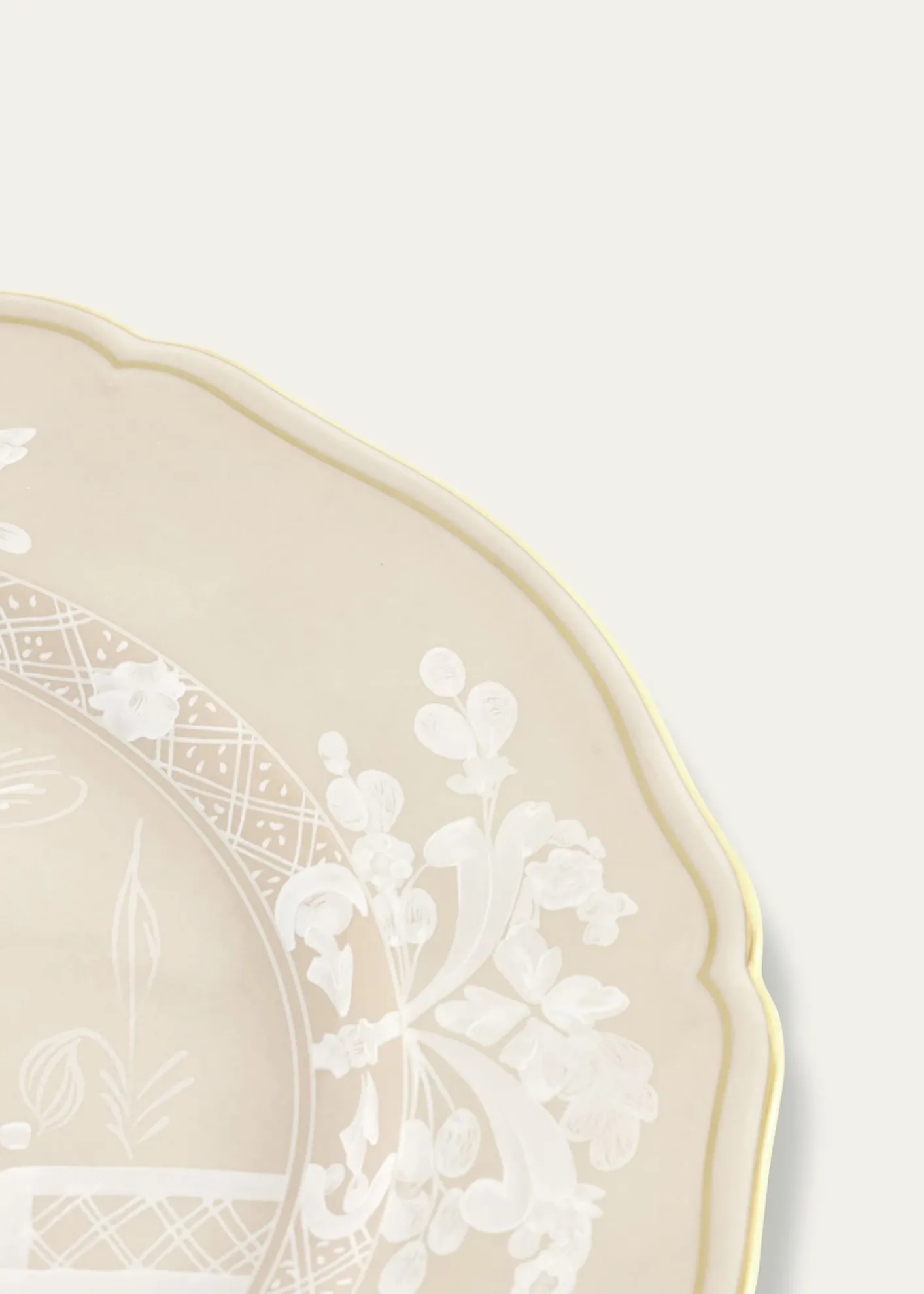 GINORI 1735Oriente Italiano Meringa Charger Plate