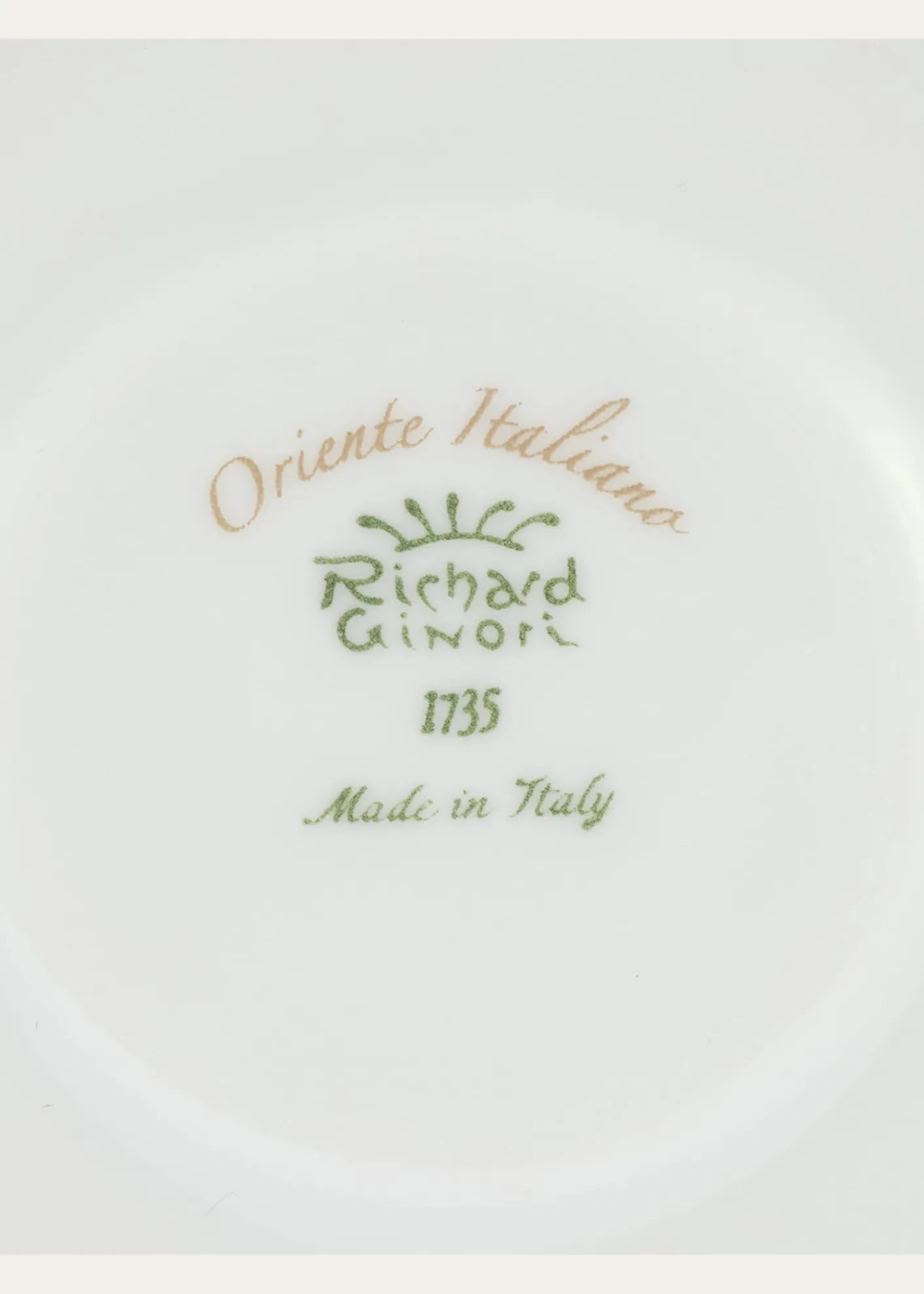 GINORI 1735Oriente Italiano Meringa Teacup, 7.43 oz.