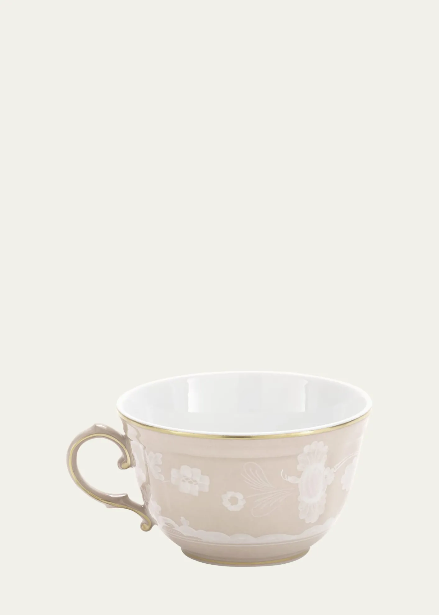 GINORI 1735Oriente Italiano Meringa Teacup, 7.43 oz.