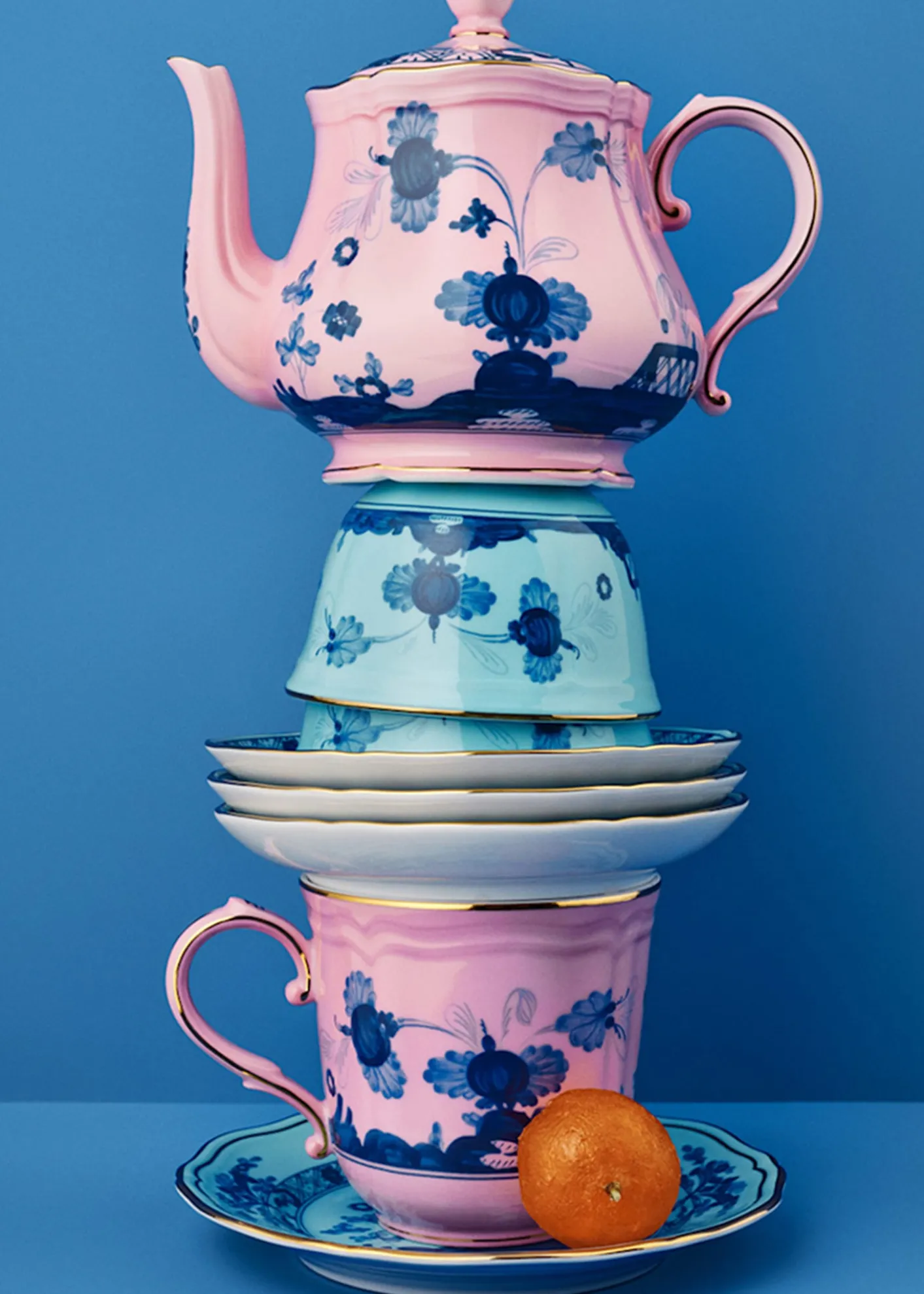GINORI 1735Oriente Italiano Mug, Azalea