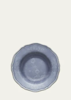 GINORI 1735Oriente Italiano Rim Soup Plate, Pervinca