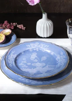 GINORI 1735Oriente Italiano Rim Soup Plate, Pervinca