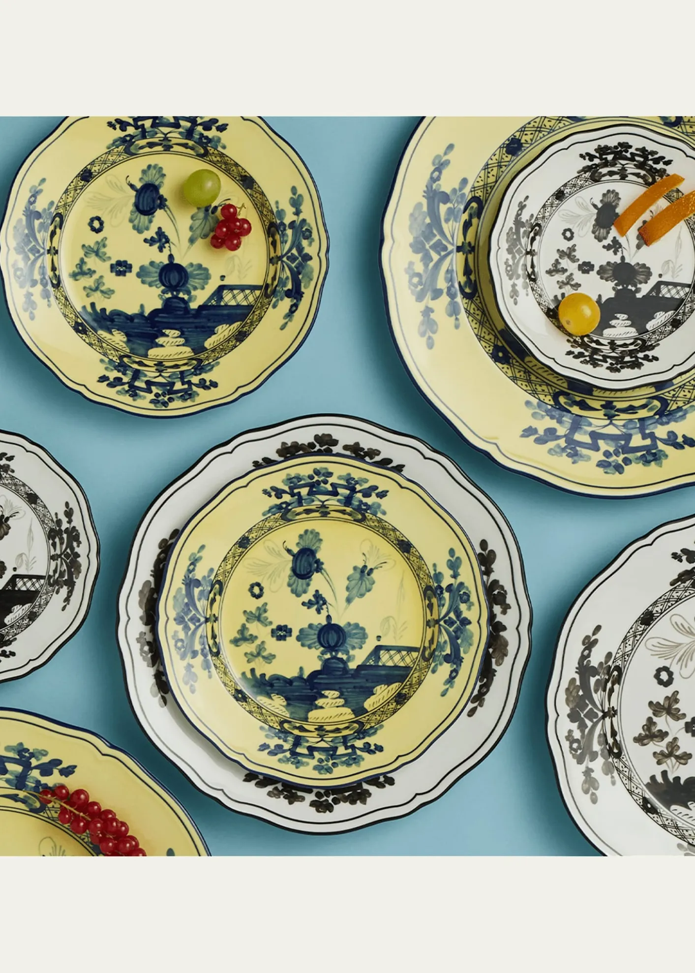 GINORI 1735Oriente Italiano Round Flat Platter