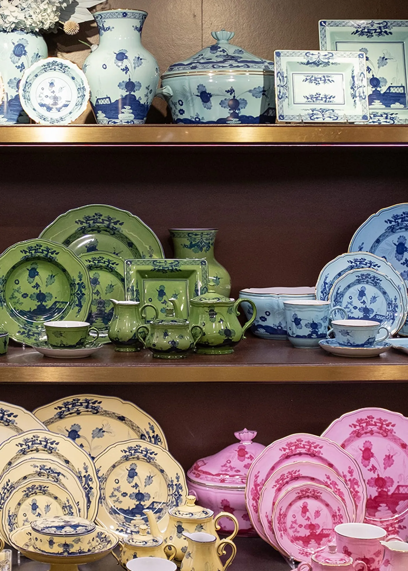 GINORI 1735Oriente Italiano Salad Plate, Iris