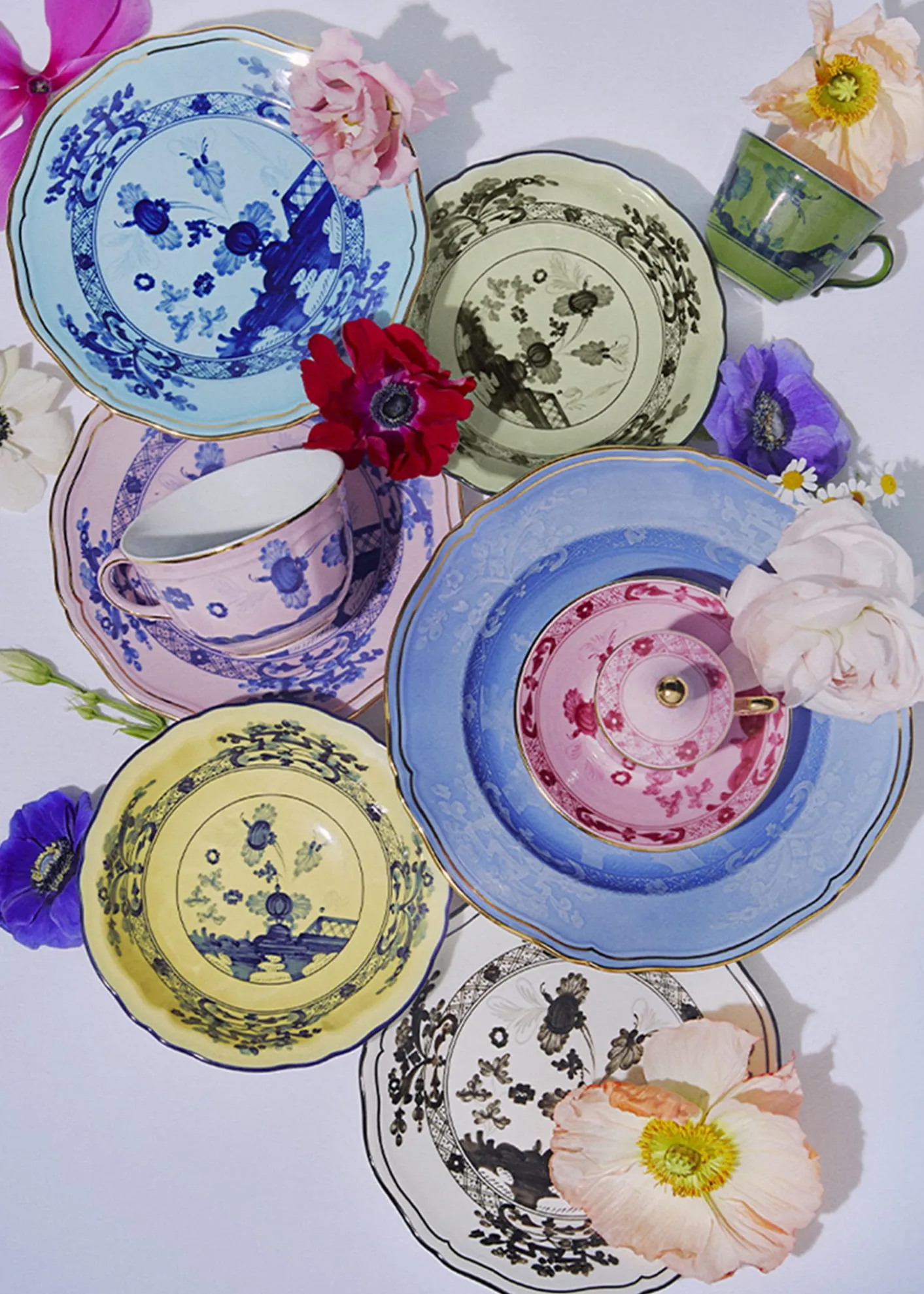 GINORI 1735Oriente Italiano Salad Plate, Iris