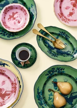 GINORI 1735Oriente Italiano Salad Plate, Malachite