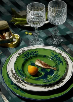 GINORI 1735Oriente Italiano Salad Plate, Malachite