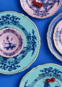 GINORI 1735Oriente Italiano Soup Plate, Porpora