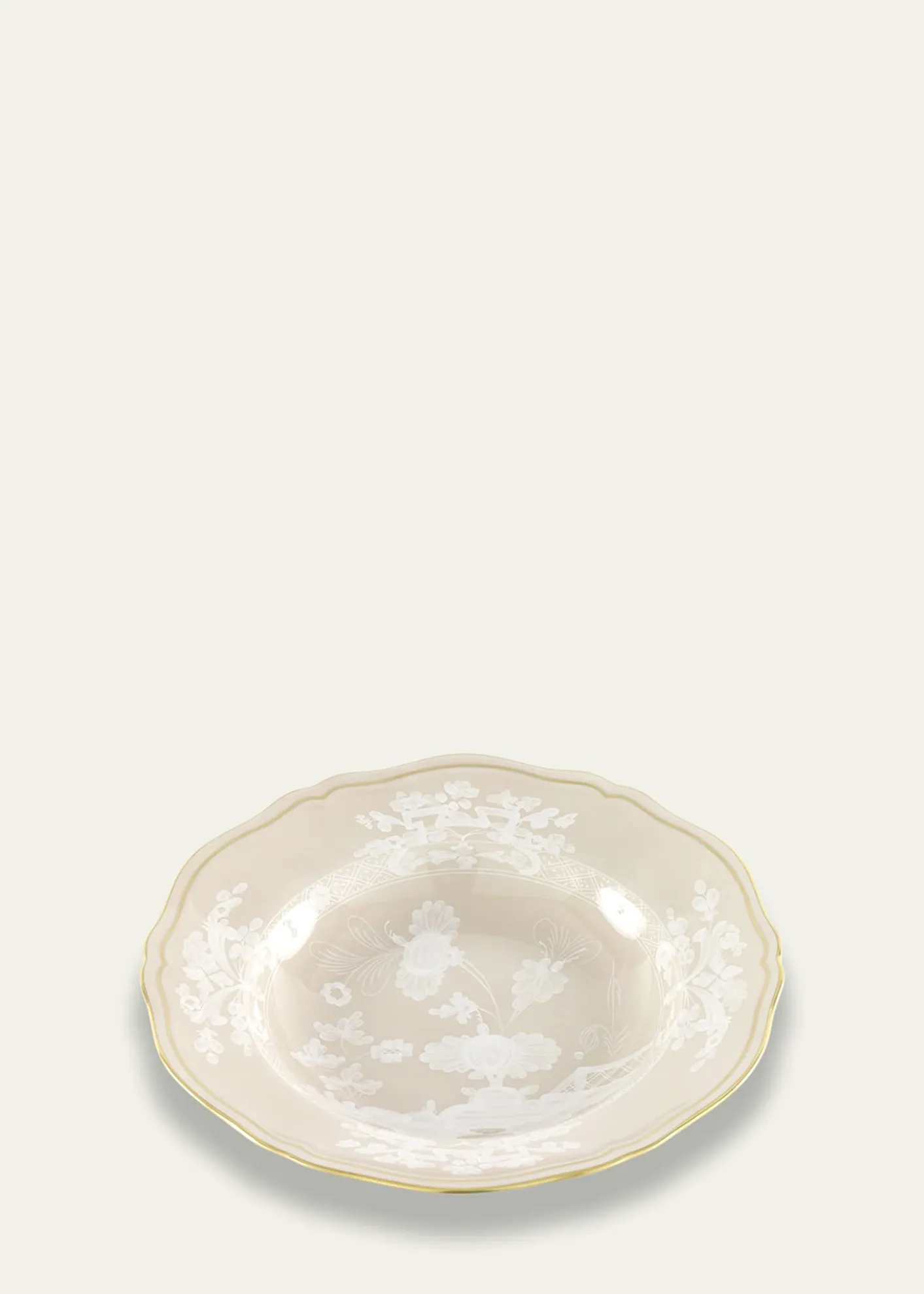 GINORI 1735Oriente Italiano Soup Plate, Meringa