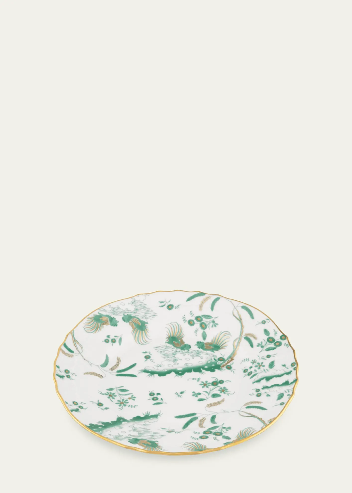 GINORI 1735Oro di Doccia Dessert Plate, Giada