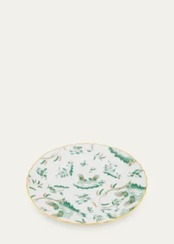 GINORI 1735Oro di Doccia Flat Plate, Giada