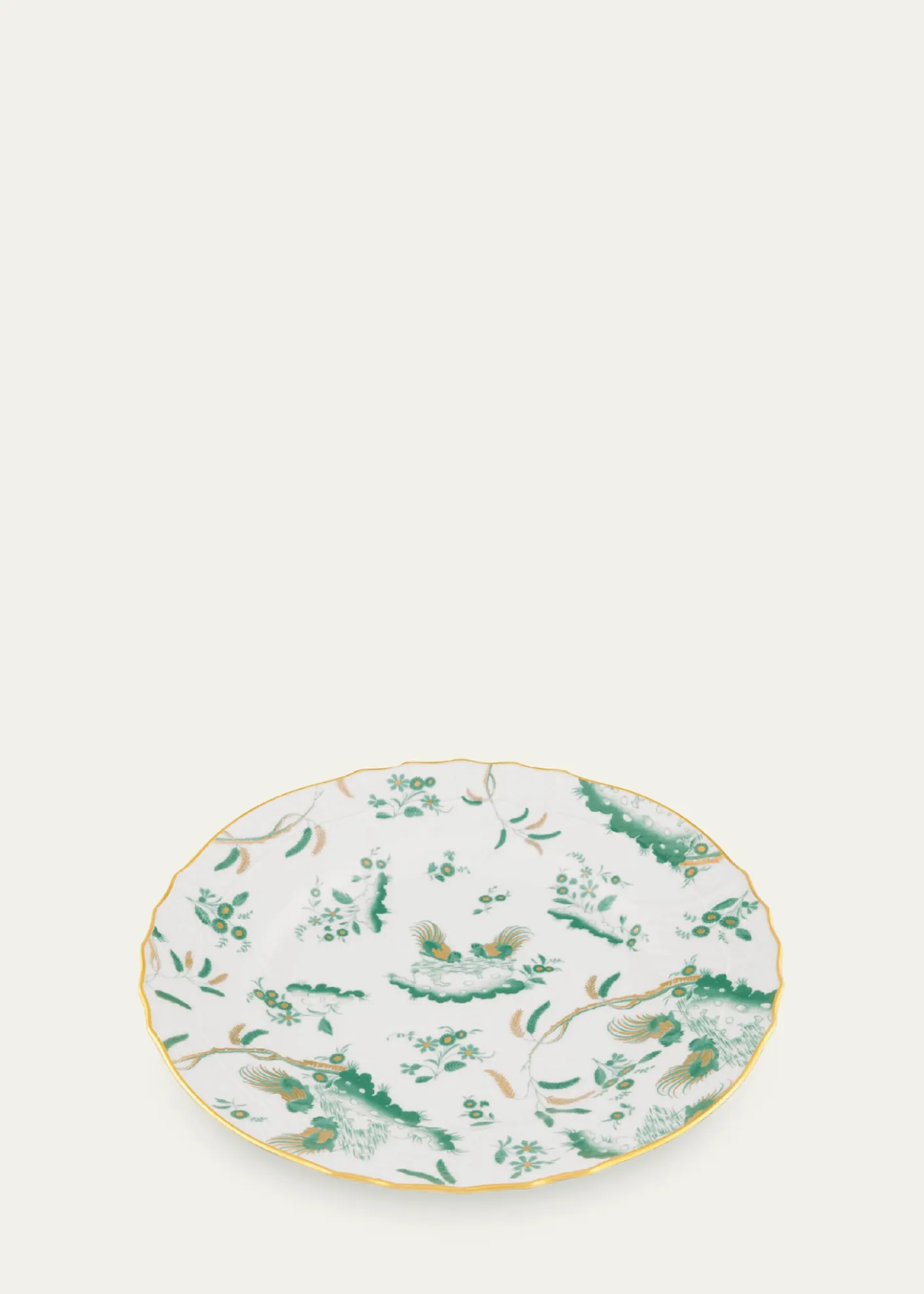 GINORI 1735Oro di Doccia Flat Plate, Giada