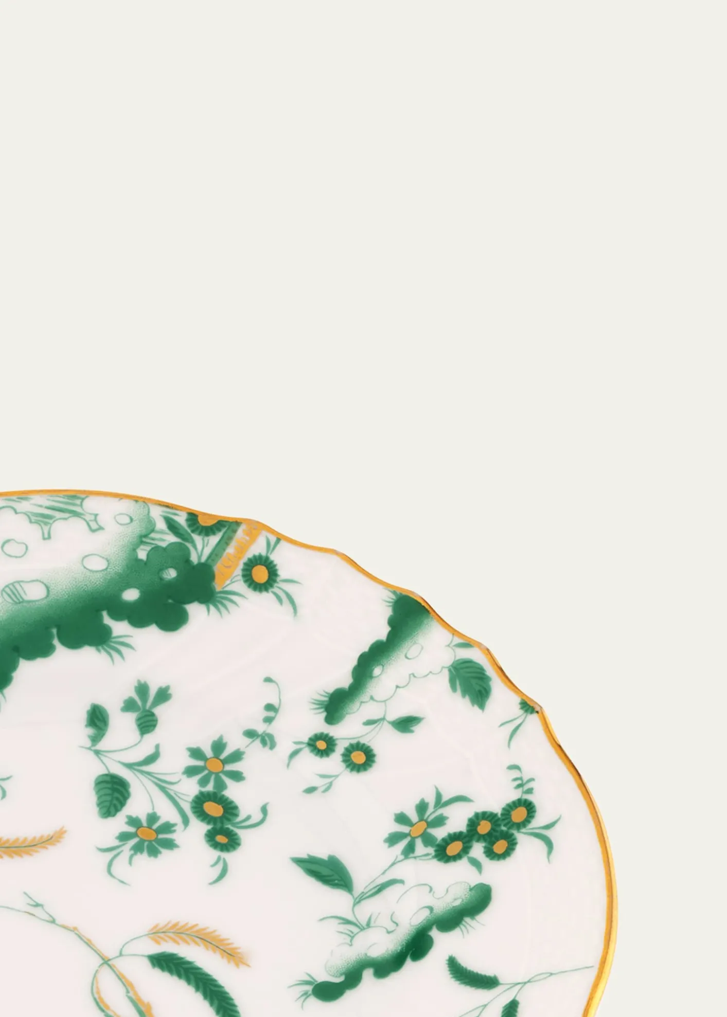 GINORI 1735Oro Di Doccia Giada Bread Plate