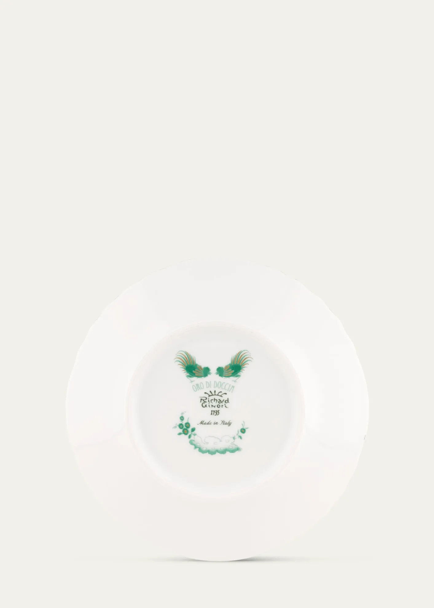 GINORI 1735Oro Di Doccia Giada Bread Plate