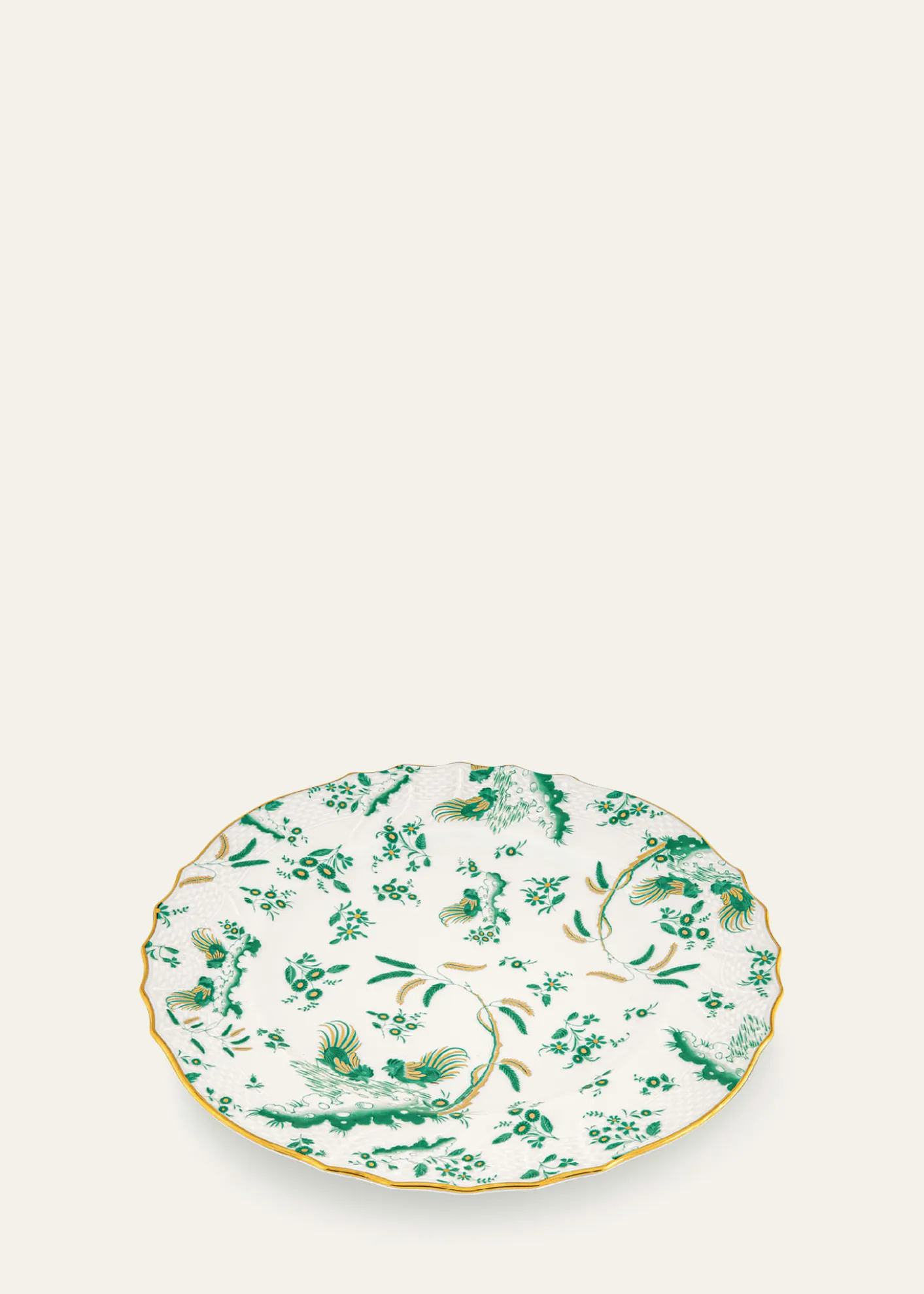 GINORI 1735Oro di Doccia Giada Charger Plate