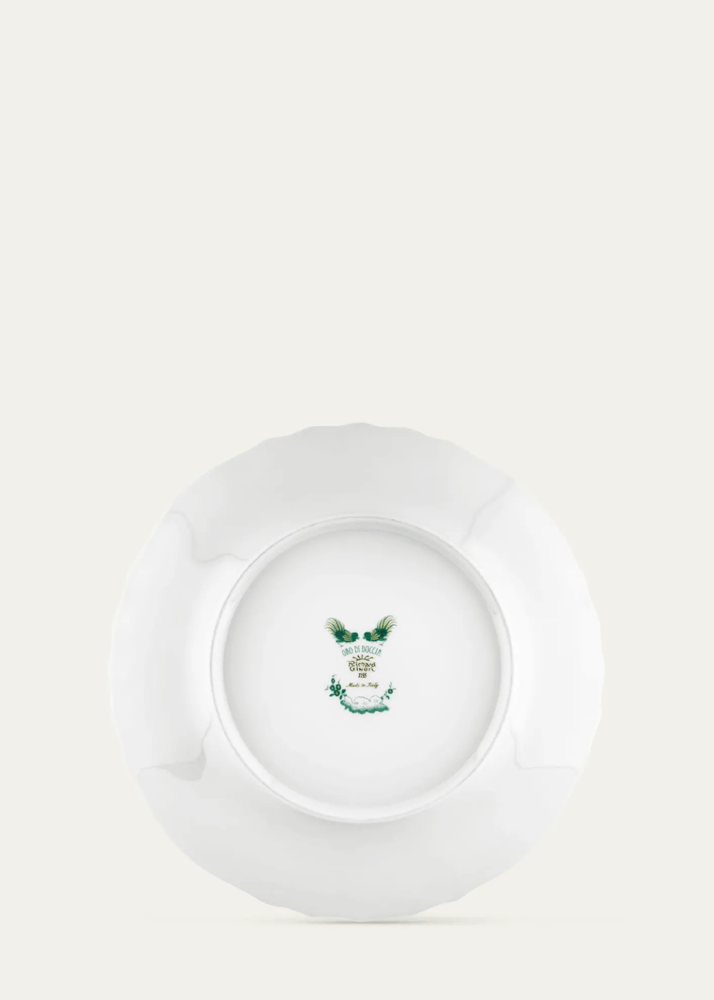 GINORI 1735Oro di Doccia Giada Charger Plate