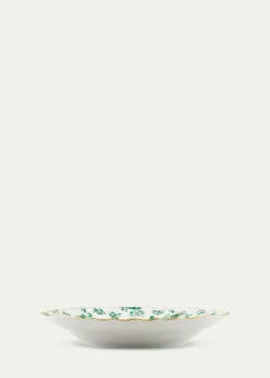 GINORI 1735Oro di Doccia Large Round Platter, Giada