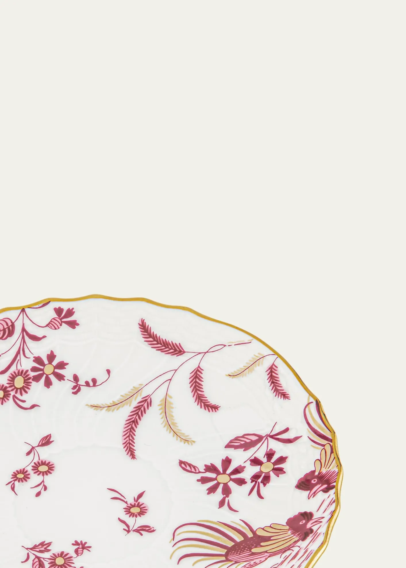 GINORI 1735Oro di Doccia Magenta Coffee Saucer