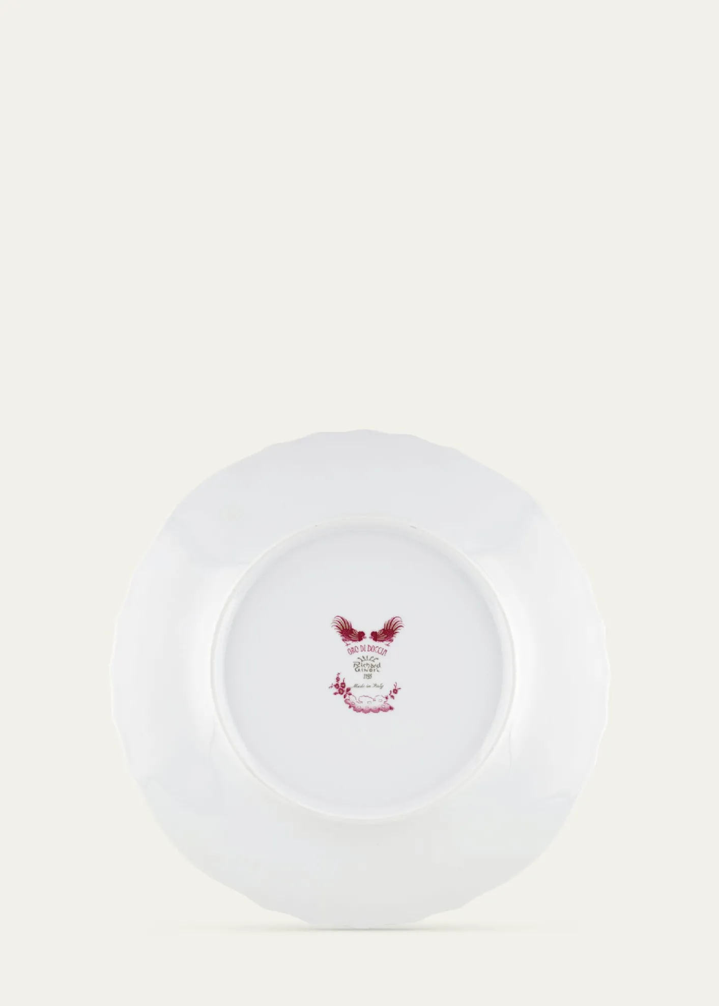 GINORI 1735Oro di Doccia Magenta Charger Plate
