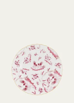 GINORI 1735Oro di Doccia Magenta Dinner Plate
