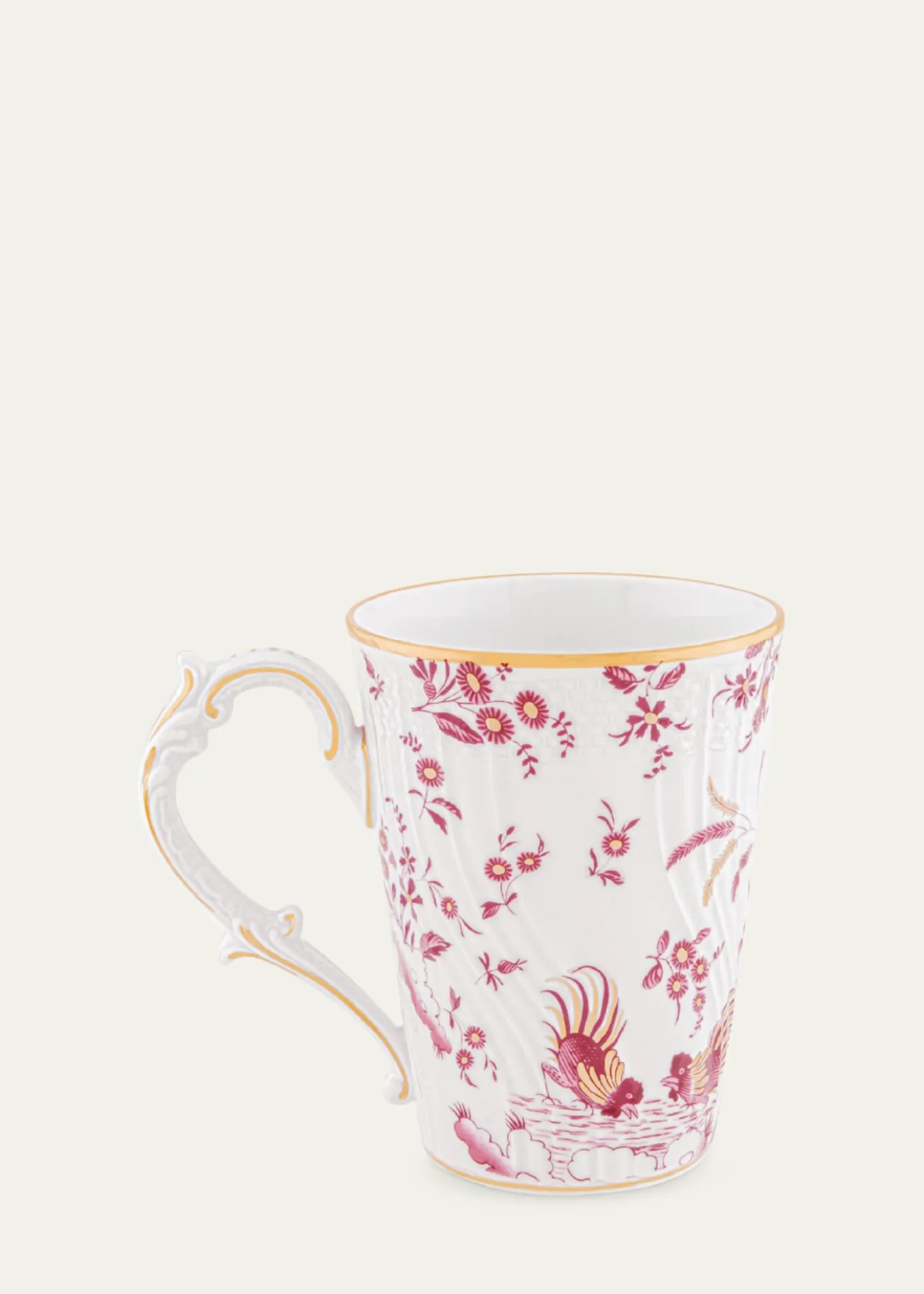 GINORI 1735Oro di Doccia Magenta Mug, 14 oz