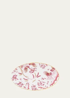 GINORI 1735Oro di Doccia Magenta Pickle Dish