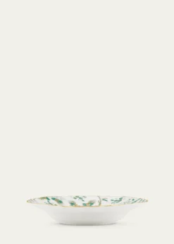 GINORI 1735Oro di Doccia Soup Plate, Giada