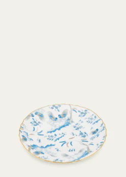 GINORI 1735Oro di Doccia Soup Plate, Turchese