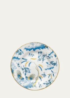 GINORI 1735Oro Di Doccia Turchese Bread Plate