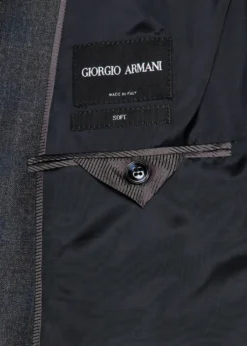 Giorgio ArmaniMen's Blurred Plaid G Line Two-Piece Suit