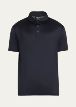 Giorgio ArmaniMen's Luxe Jersey Polo Shirt