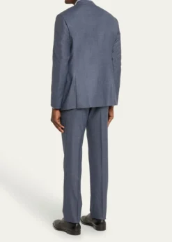 Giorgio ArmaniMen's Micro-Squares Wool Classic Fit Suit