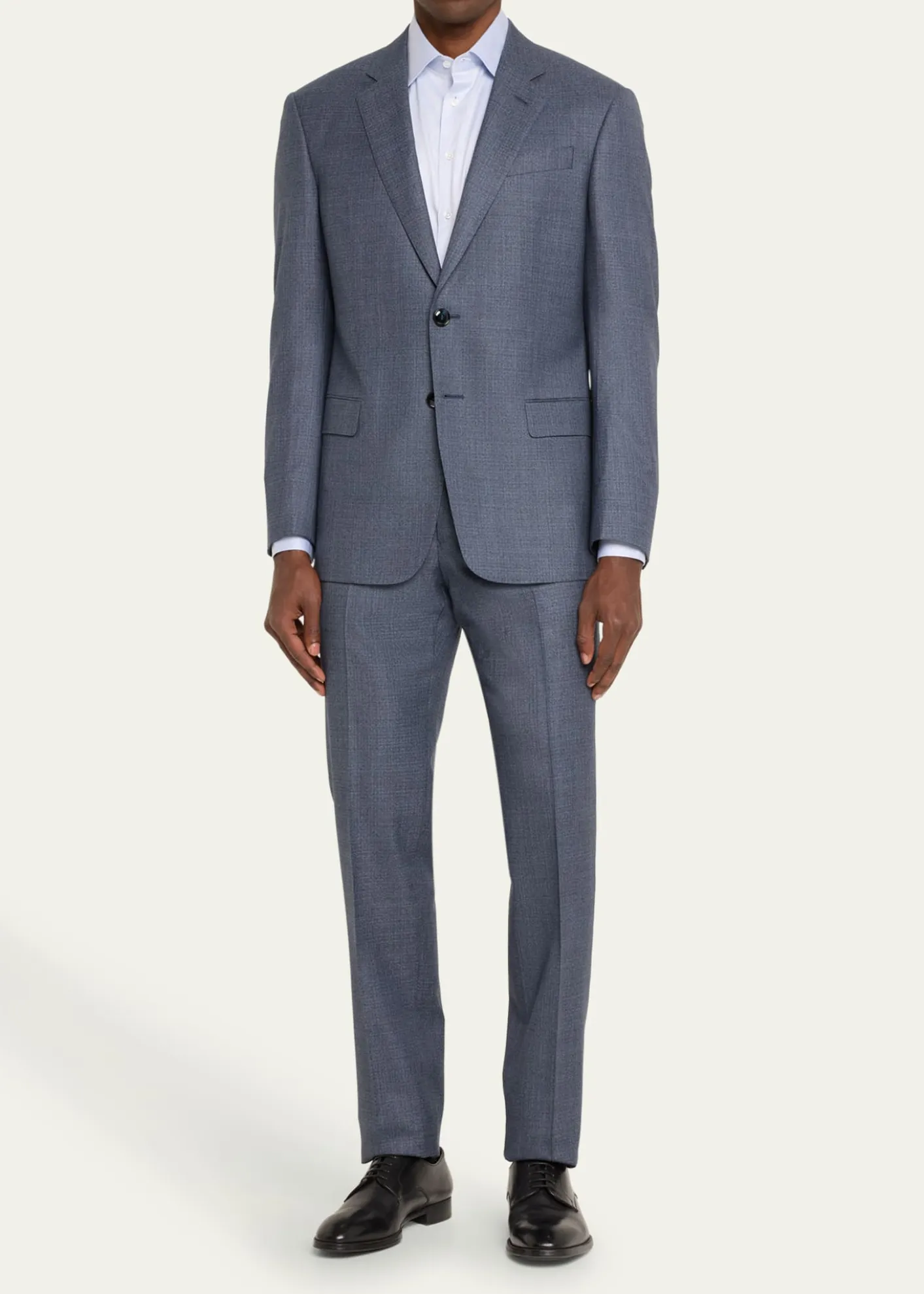 Giorgio ArmaniMen's Micro-Squares Wool Classic Fit Suit