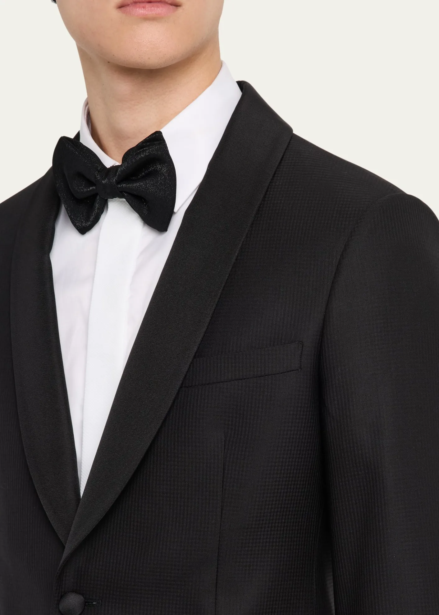 Giorgio ArmaniMen's Smoking Soho Shawl-Collar Tuxedo