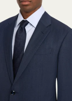 Giorgio ArmaniMen's Soft Line Chevron Single-Breasted Suit