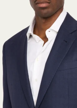 Giorgio ArmaniMen's Soft Line Textured Wool Two-Piece Suit