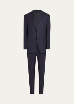 Giorgio ArmaniMen's Solid Wool Suit