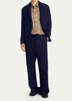 Giorgio ArmaniMen's Textured Two-Button Blazer