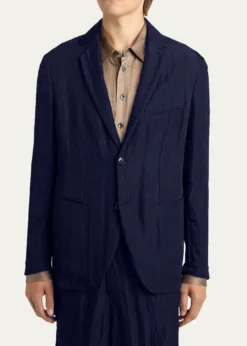 Giorgio ArmaniMen's Textured Two-Button Blazer