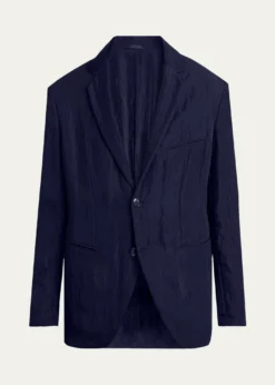 Giorgio ArmaniMen's Textured Two-Button Blazer
