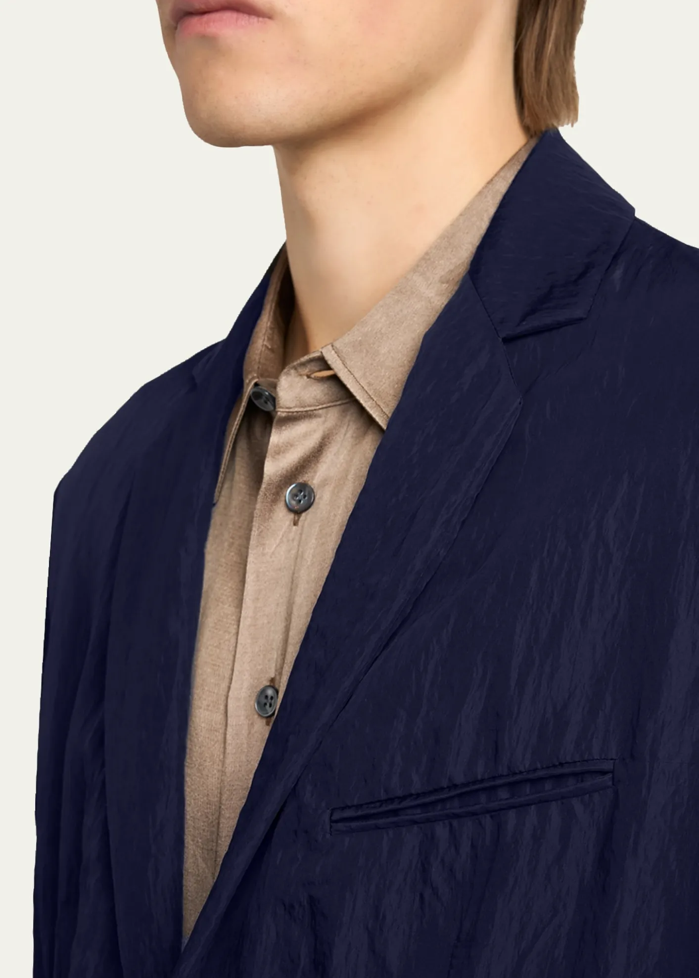 Giorgio ArmaniMen's Textured Two-Button Blazer