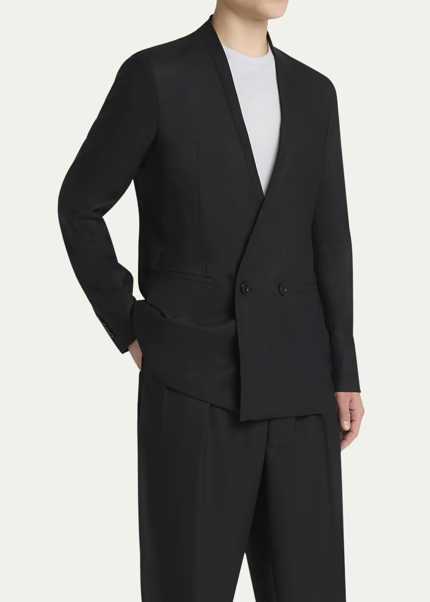 Giorgio ArmaniMen's Upton Double-Breasted Suit