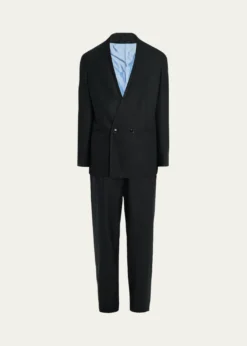 Giorgio ArmaniMen's Upton Double-Breasted Suit