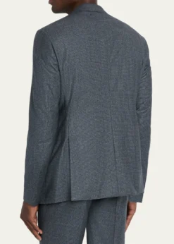 Giorgio ArmaniMen's Wool Micro-Houndstooth Two-Piece Suit
