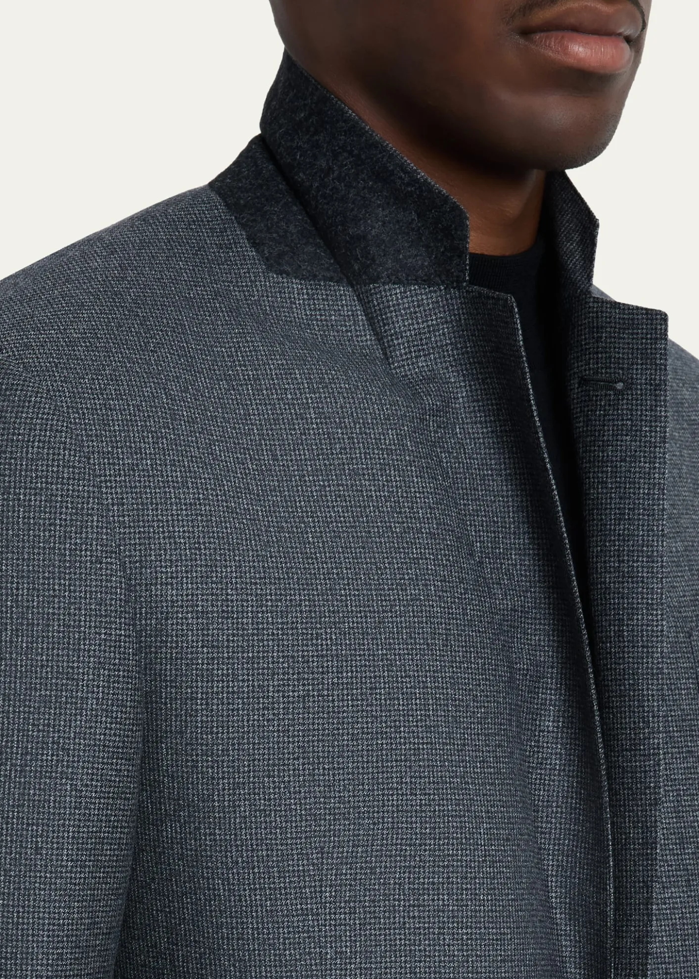 Giorgio ArmaniMen's Wool Micro-Houndstooth Two-Piece Suit