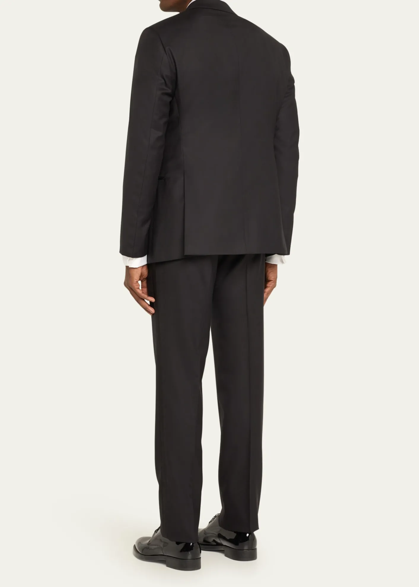 Giorgio ArmaniMen's Wool Satin-Lapel Two-Piece Tuxedo Set