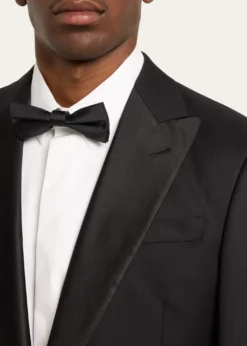 Giorgio ArmaniMen's Wool Satin-Lapel Two-Piece Tuxedo Set