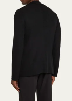 Giorgio ArmaniMen's Wool-Cashmere Rib Stitch Blazer