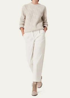 Giorgio ArmaniAlashan Ribbed Cashmere Sweater